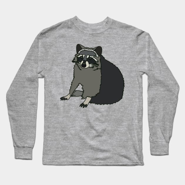 Trash Panda Long Sleeve T-Shirt by Theartiologist